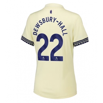 Billige Fotballdrakt Everton Kiernan Dewsbury-Hall #22 Replika Bortedrakt Dame 2025-26 Kortermet